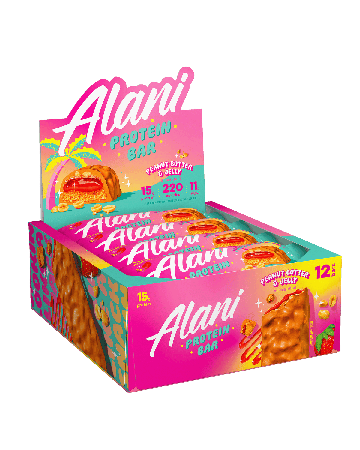 Alani Nu Protein Bar - Peanut Butter & Jelly W5 - image 5