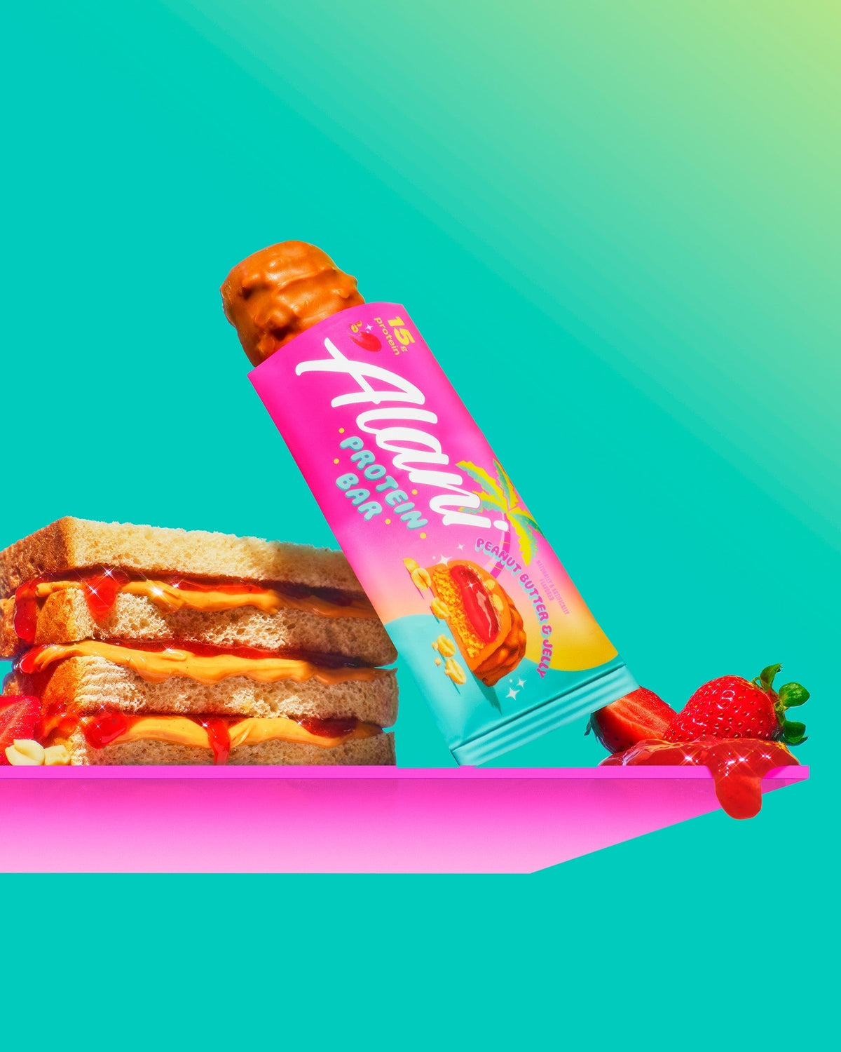 Alani Nu Protein Bar - Peanut Butter & Jelly W5 - image 6