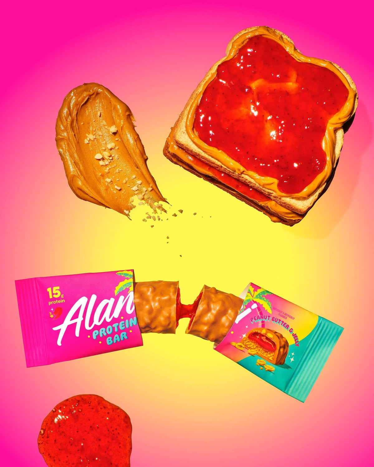 Alani Nu Protein Bar - Peanut Butter & Jelly W5 - image 7