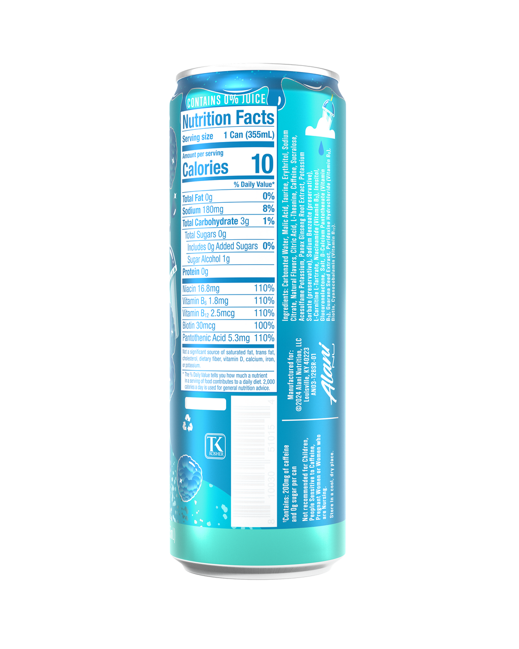 Alani Nu Energy Drink - Blue Slush Q9 - image 3