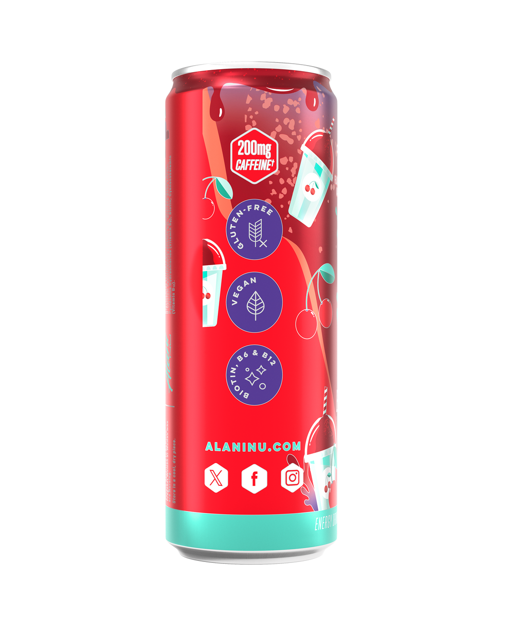 Alani Nu Energy Drink - Cherry Slush F4 - image 2