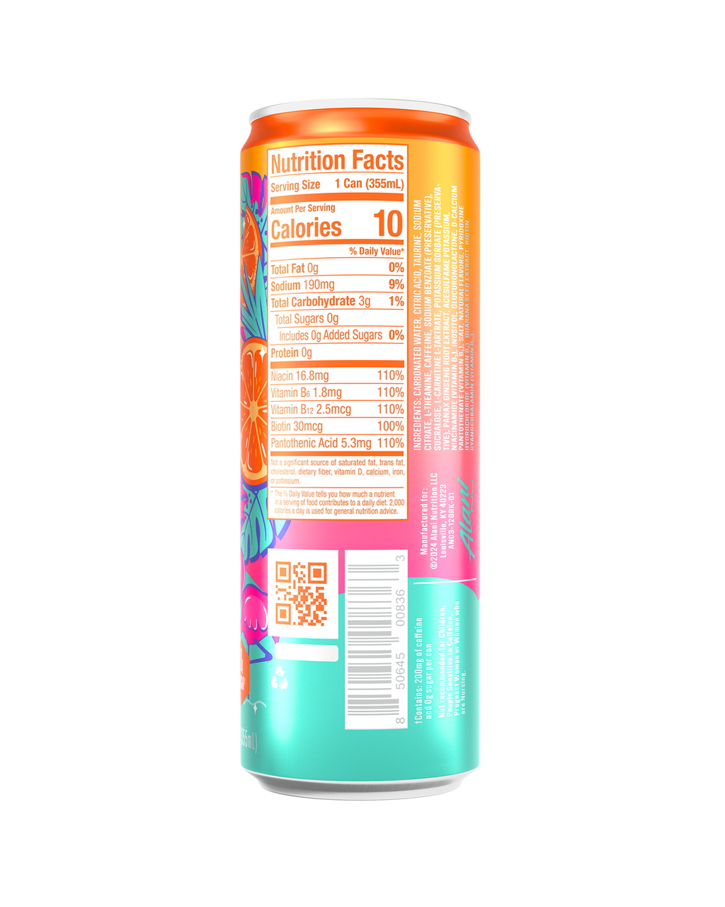 Alani Nu Energy Drink - Orange Kiss E8 - image 3