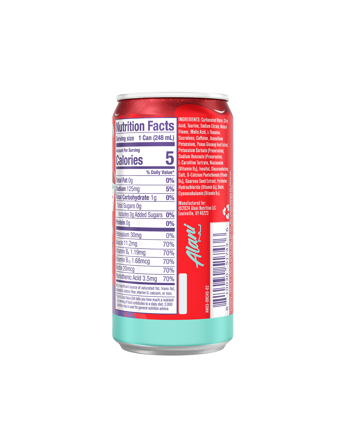 Alani Nu Mini Energy - Cherry Slush B4 - image 3