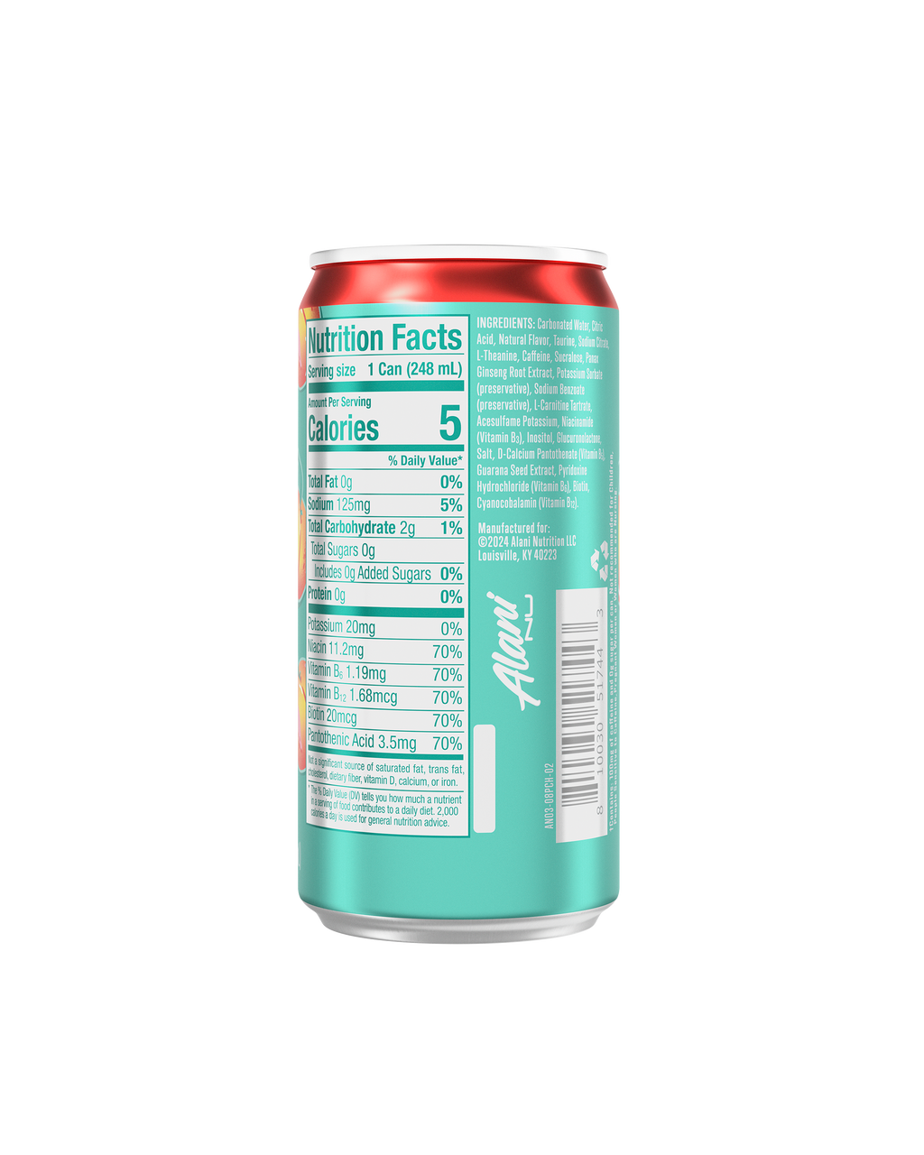 Alani Nu Mini Energy - Juicy Peach Q2 - image 3
