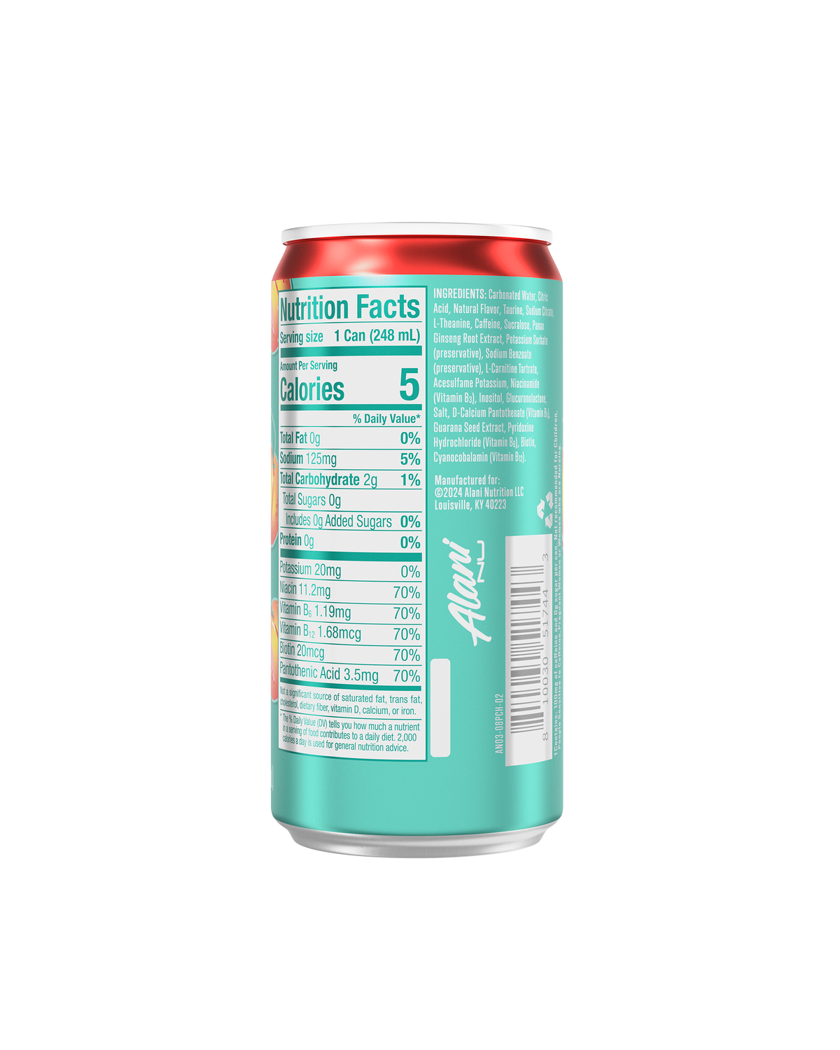 Alani Nu Mini Energy - Juicy Peach Q2 - image 3